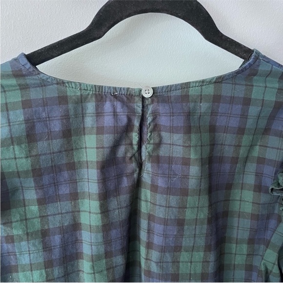 J. CREW Plaid Ruffle Top - Picture 5 of 10